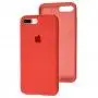 Чехол для iPhone 7 Plus / 8 Plus Silicone Full красный / camellia