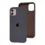 Чехол для iPhone 11 Silicone Full серый / dark grey