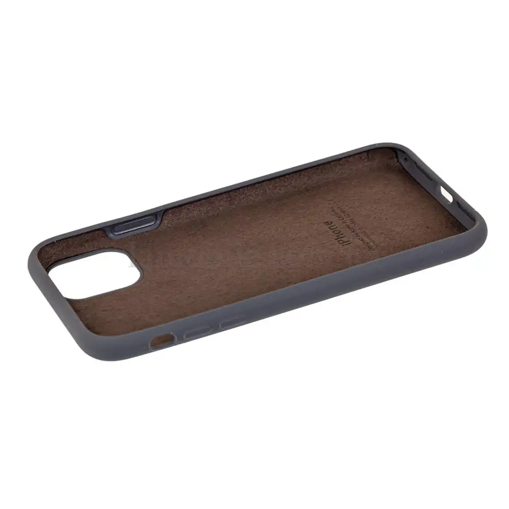 Чехол для iPhone 11 Silicone Full серый / dark grey