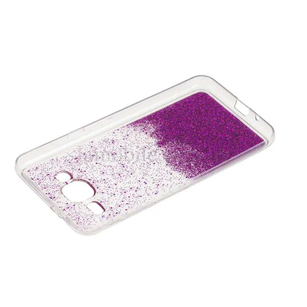Чохол для Samsung Galaxy J3 2016 (J320) Fashion блискітки + popsocket фіолетовий