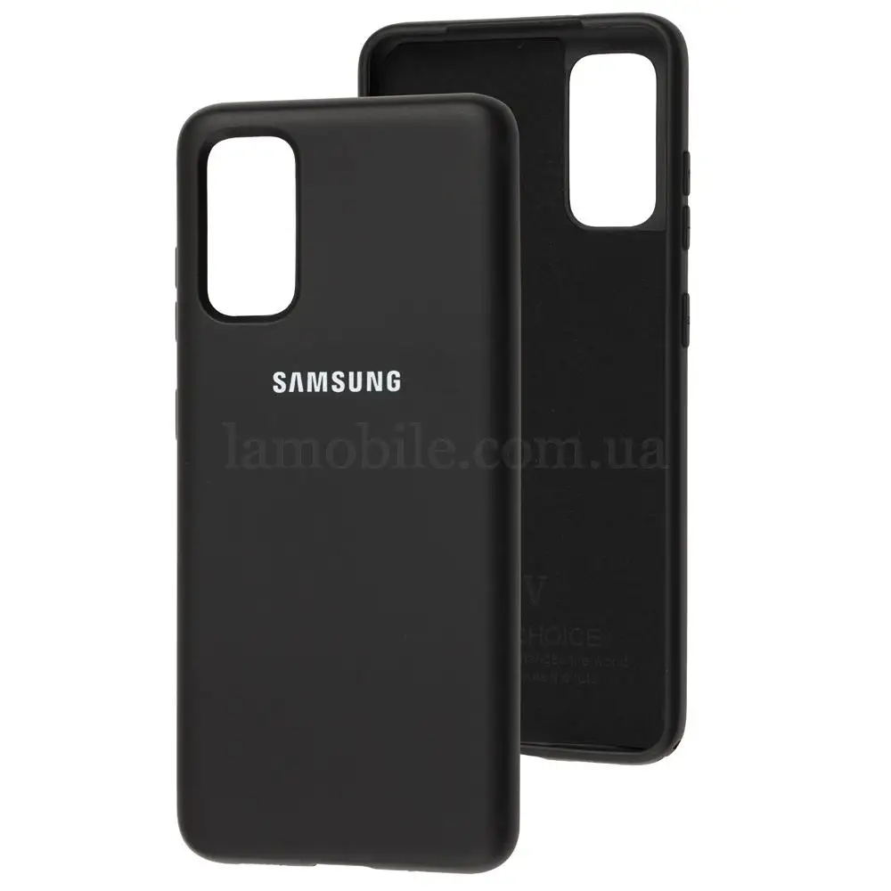Чохол для Samsung Galaxy S20 (G980) Silicone Full чорний