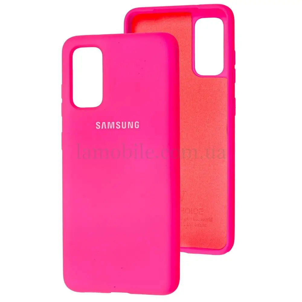 Чохол для Samsung Galaxy S20 (G980) Silicone Full рожевий