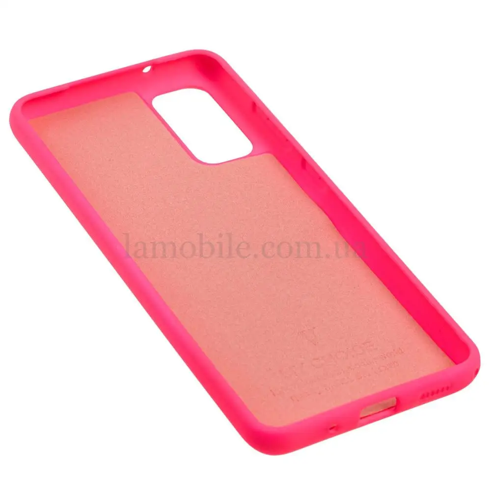 Чохол для Samsung Galaxy S20 (G980) Silicone Full рожевий