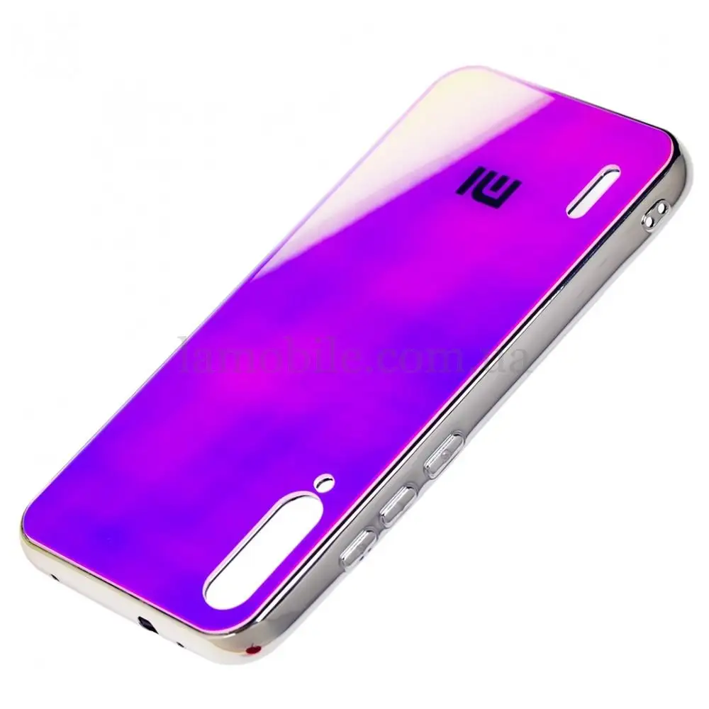 Чехол Shining для Xiaomi Mi A3 / Mi CC9e зеркальный голубой