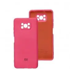 Чехол для Xiaomi Poco X3 / X3 Pro Silicone Separate camera pink