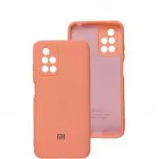 Чехол для Xiaomi Redmi 10 Silicone Separate camera персиковый