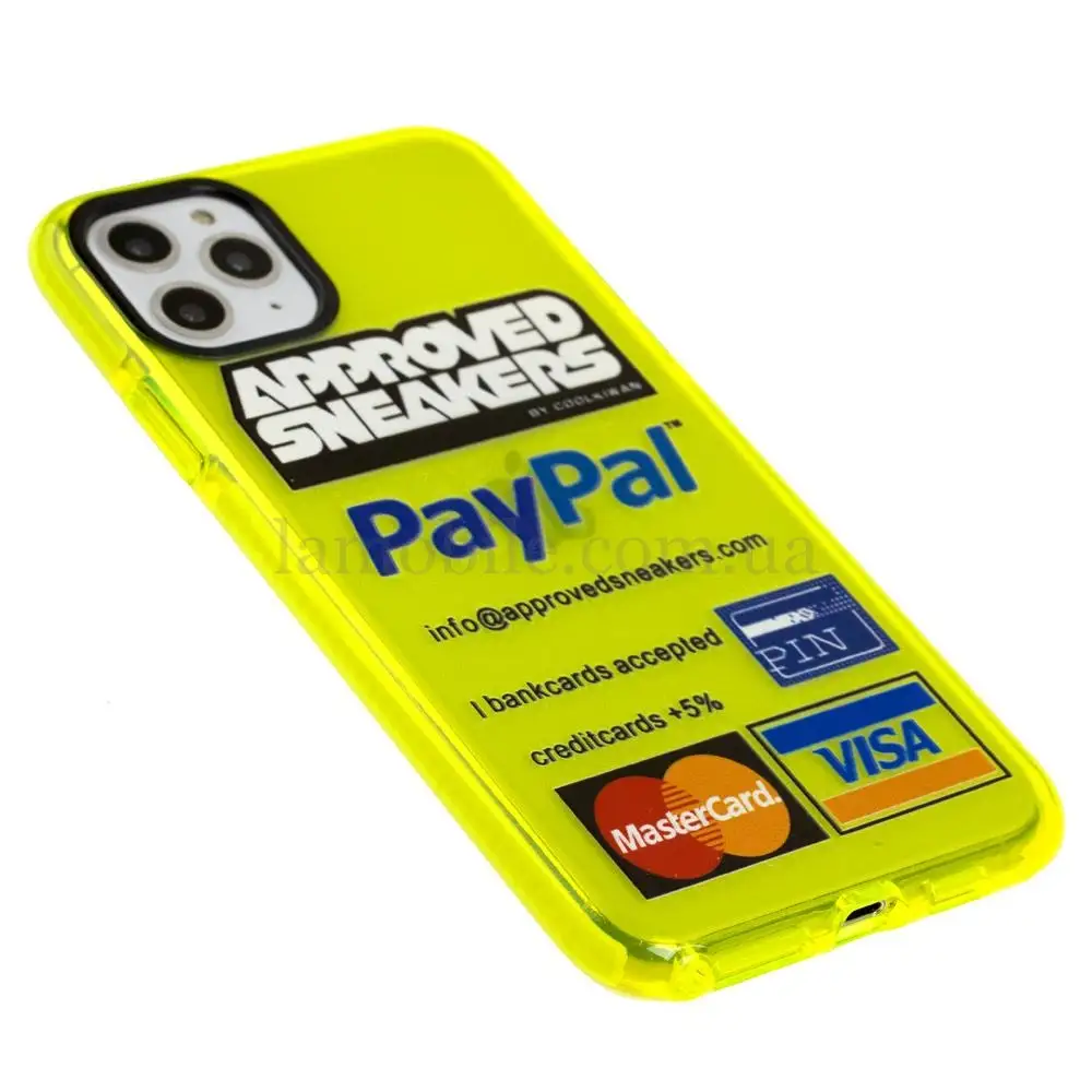 Чохол для iPhone 11 Pro Max Neon print PayPal