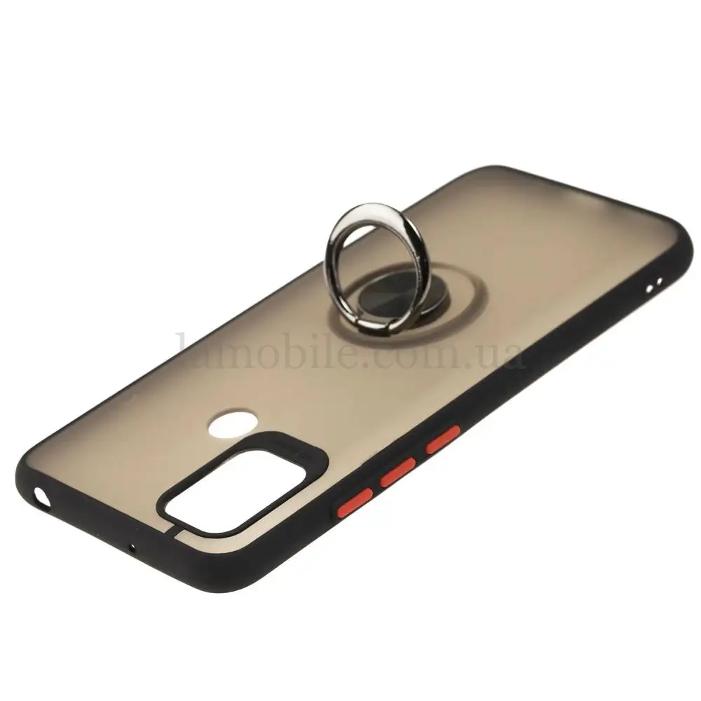 Чехол для Xiaomi Redmi 9C LikGus Maxshield Ring черный