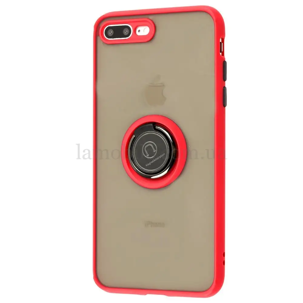 Чохол для iPhone 7 Plus / 8 Plus LikGus Edging Ring червоний