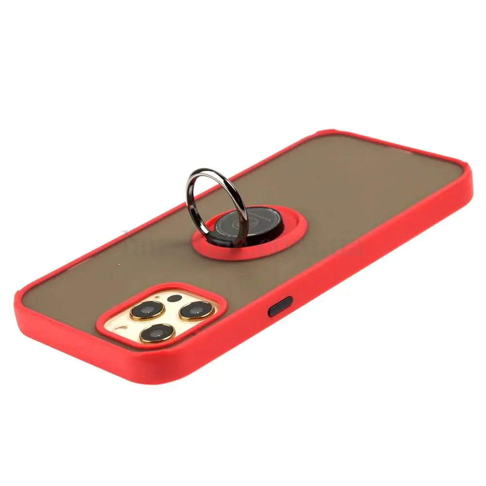 Чохол для iPhone 12 Pro Max LikGus Edging Ring червоний