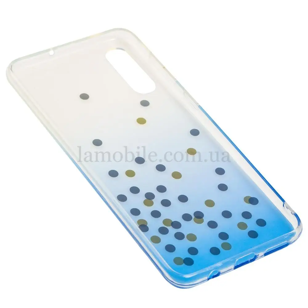 Чехол для Samsung Galaxy A50 / A50s / A30s crystal shine голубой