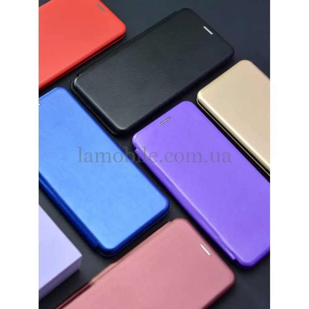 Чохол книжка Premium для Xiaomi Redmi 9 темно-синій