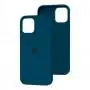 Чехол для iPhone 12 mini Silicone Full синий / cosmos blue 