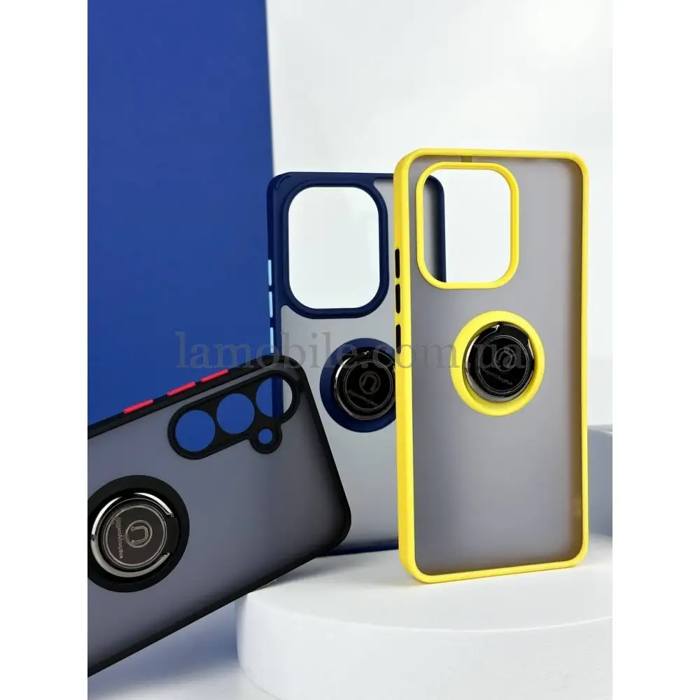 Чохол для Xiaomi Redmi Note 13 Pro 4G / Poco M6 Pro 4G LikGus Edging Ring червоний