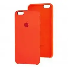 Чехол silicone case для iPhone 6 Plus оранжевый 