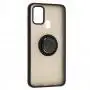 Чохол для Samsung Galaxy M21 / M30S / M31 LikGus Edging Ring чорний / червоний