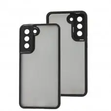 Чехол для Samsung Galaxy S21 FE (G990) Luxury Metal Lens черный