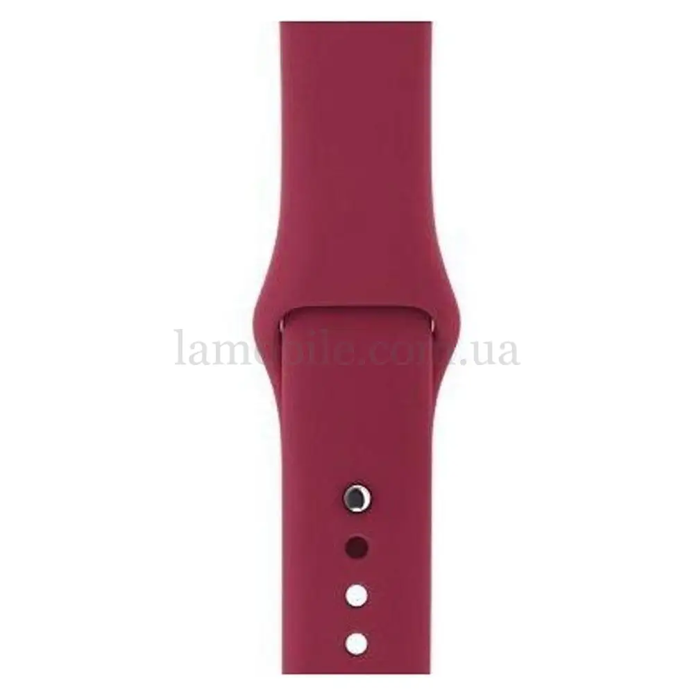 Ремешок для Apple Watch 42mm /44mm S Silicone One-Piece marsala