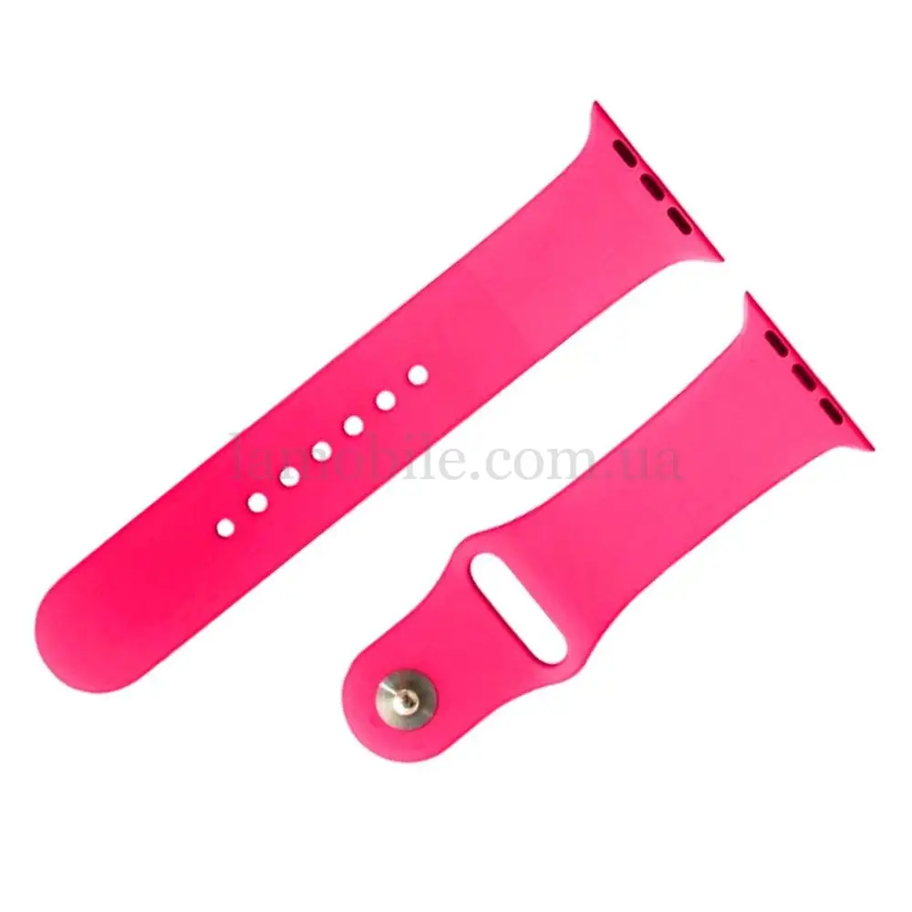 Ремінець для Apple Watch 38mm / 40mm S Silicone One-Piece pink hot
