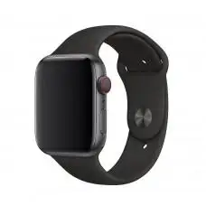 Ремешок для Apple Watch 38mm / 40mm S Silicone One-Piece черный