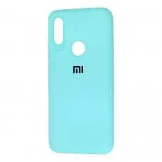 Чехол для Xiaomi Redmi 7 Logo бирюзовый