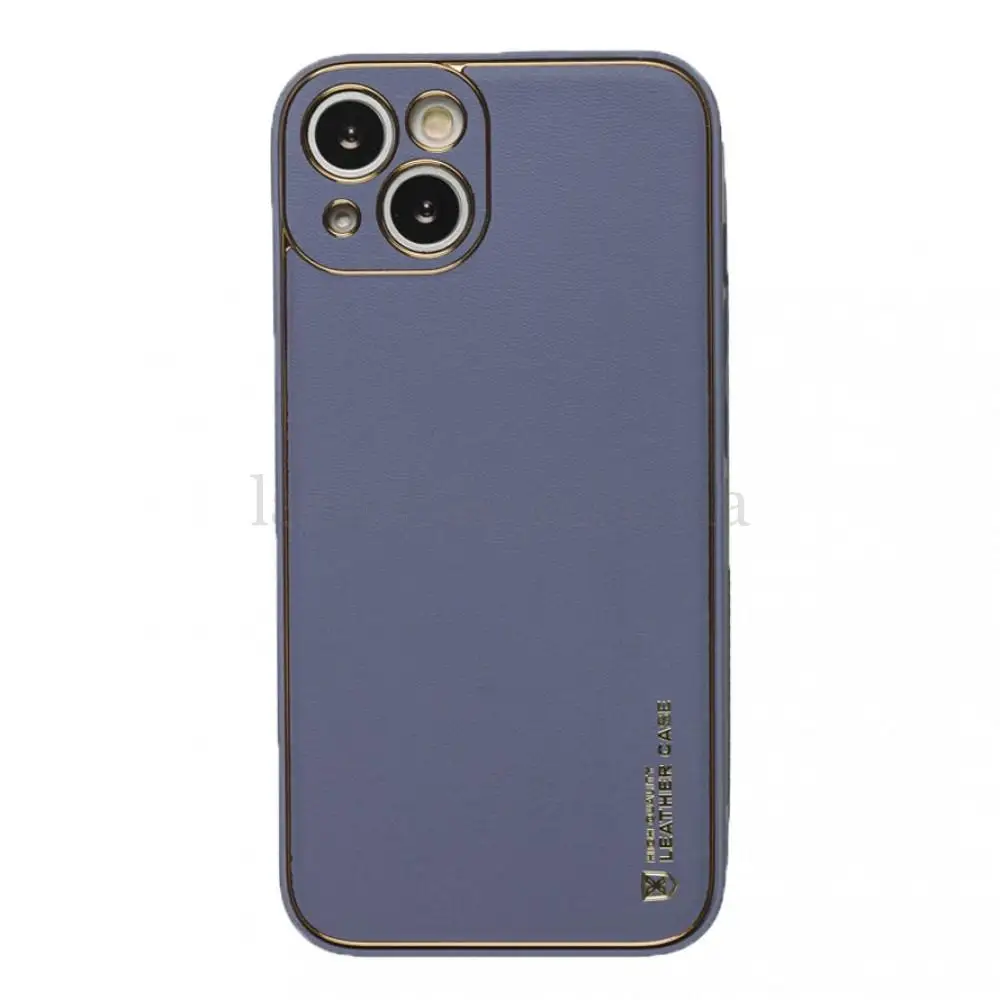 Чехол для iPhone 13 Leather Xshield lavender gray