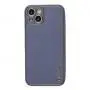 Чехол для iPhone 13 Leather Xshield lavender gray