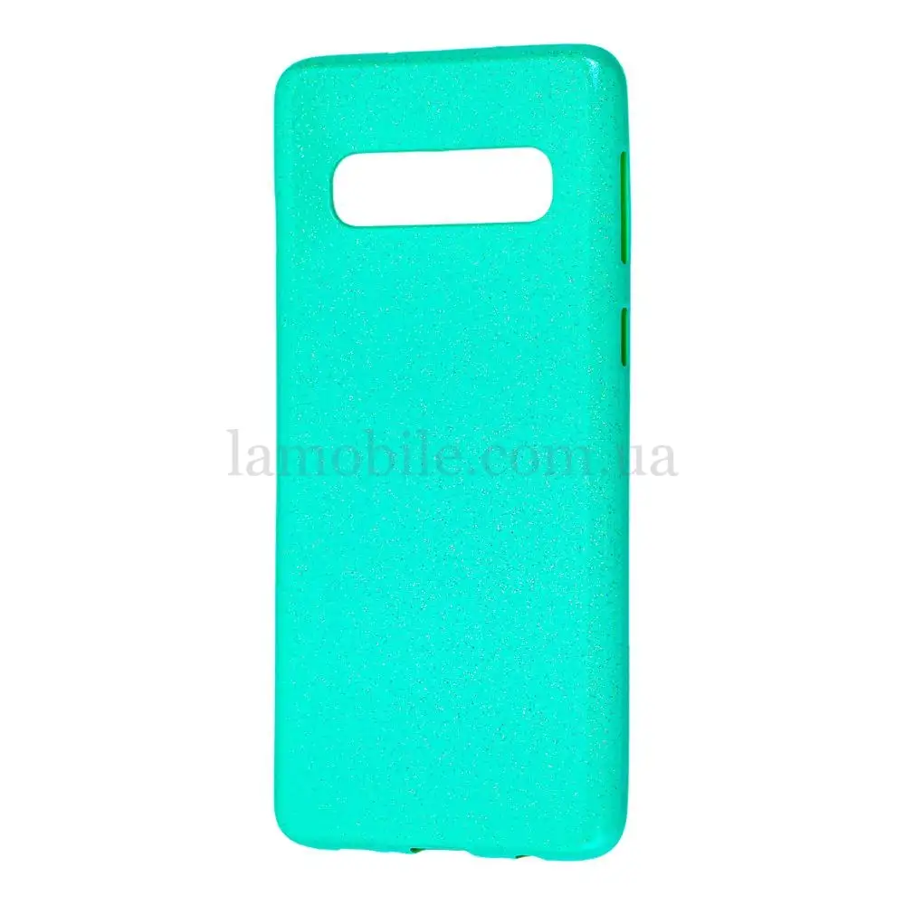 Чохол для Samsung Galaxy S10+ (G975) Shiny dust бірюзовий