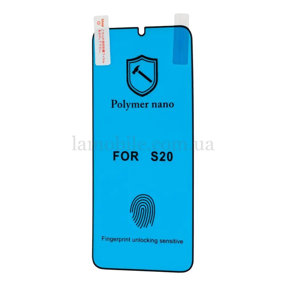 Захисна плівка Samsung S20 (G980) Polymer Nano Full Glue чорний