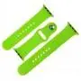Ремешок для Apple Watch 42-44mm Band Silikone Two - Piece shiny green