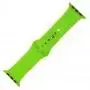 Ремешок для Apple Watch 42-44mm Band Silikone Two - Piece shiny green