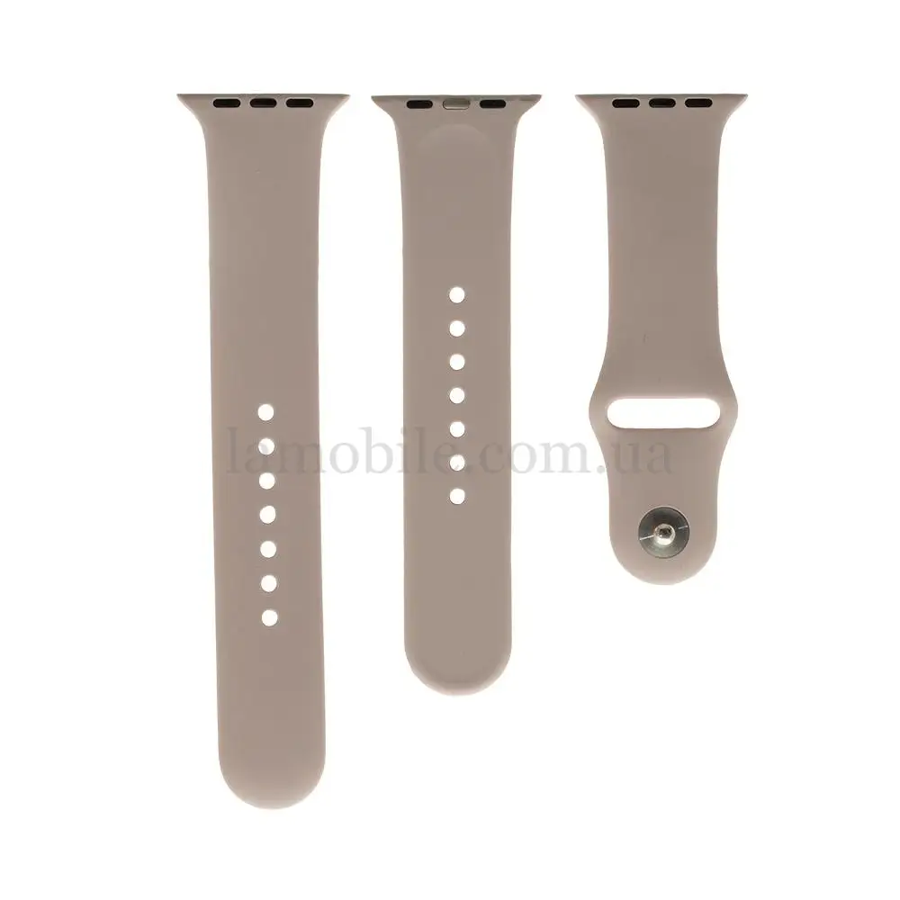 Ремінець для Apple Watch 42-44mm Band Silikone Two - Piece lavender