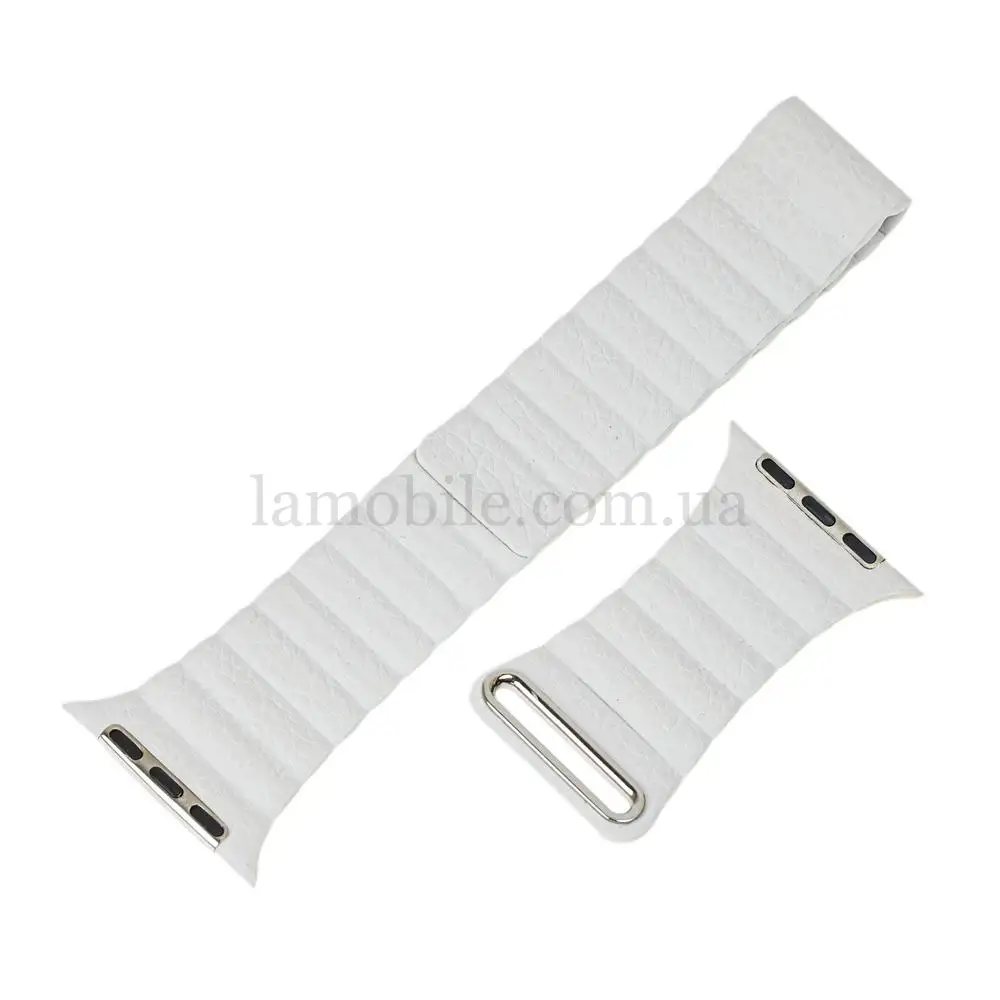 Ремешок для Apple Watch Leather Loop 42mm / 44mm белый