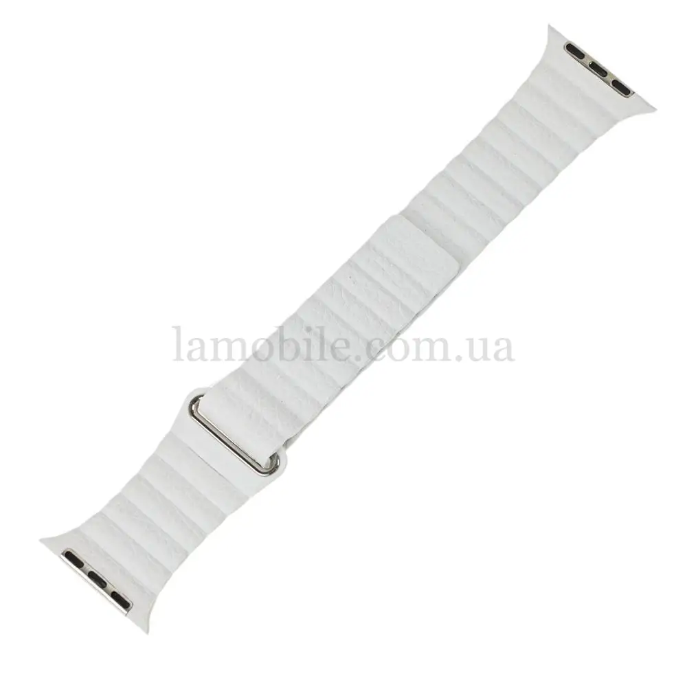 Ремешок для Apple Watch Leather Loop 42mm / 44mm белый