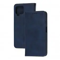 Чехол книжка для Samsung Galaxy A22 / M32 Black magnet синий