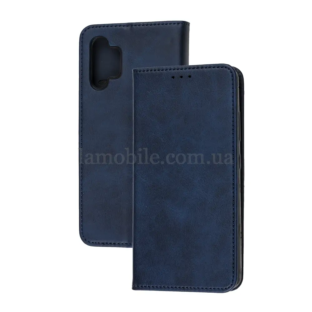 Чехол книжка для Samsung Galaxy A32 (A325) Black magnet синий