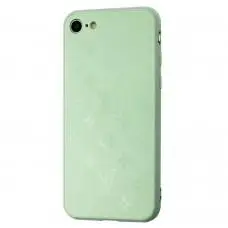 Чохол для iPhone 7 / 8 / SE 20 glass LV бірюзовий