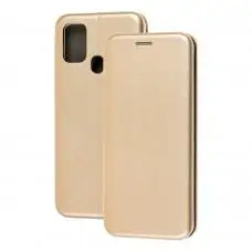 Чехол книжка Premium для Samsung Galaxy M31 (M315) золотистый