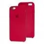 Чехол Silicone для iPhone 6 / 6s case rose red