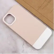 Чохол для iPhone 12 / 12 Pro Bichromatic grey-beige / white