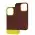 Чехол для iPhone 13 Pro Bichromatic brown burgundy / yellow Чехол для iPhone 13 Pro Bichromatic brown burgundy / yellow