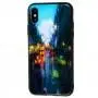 Чохол White Knights для iPhone X / Xs glass дощ на склі