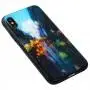 Чохол White Knights для iPhone X / Xs glass дощ на склі