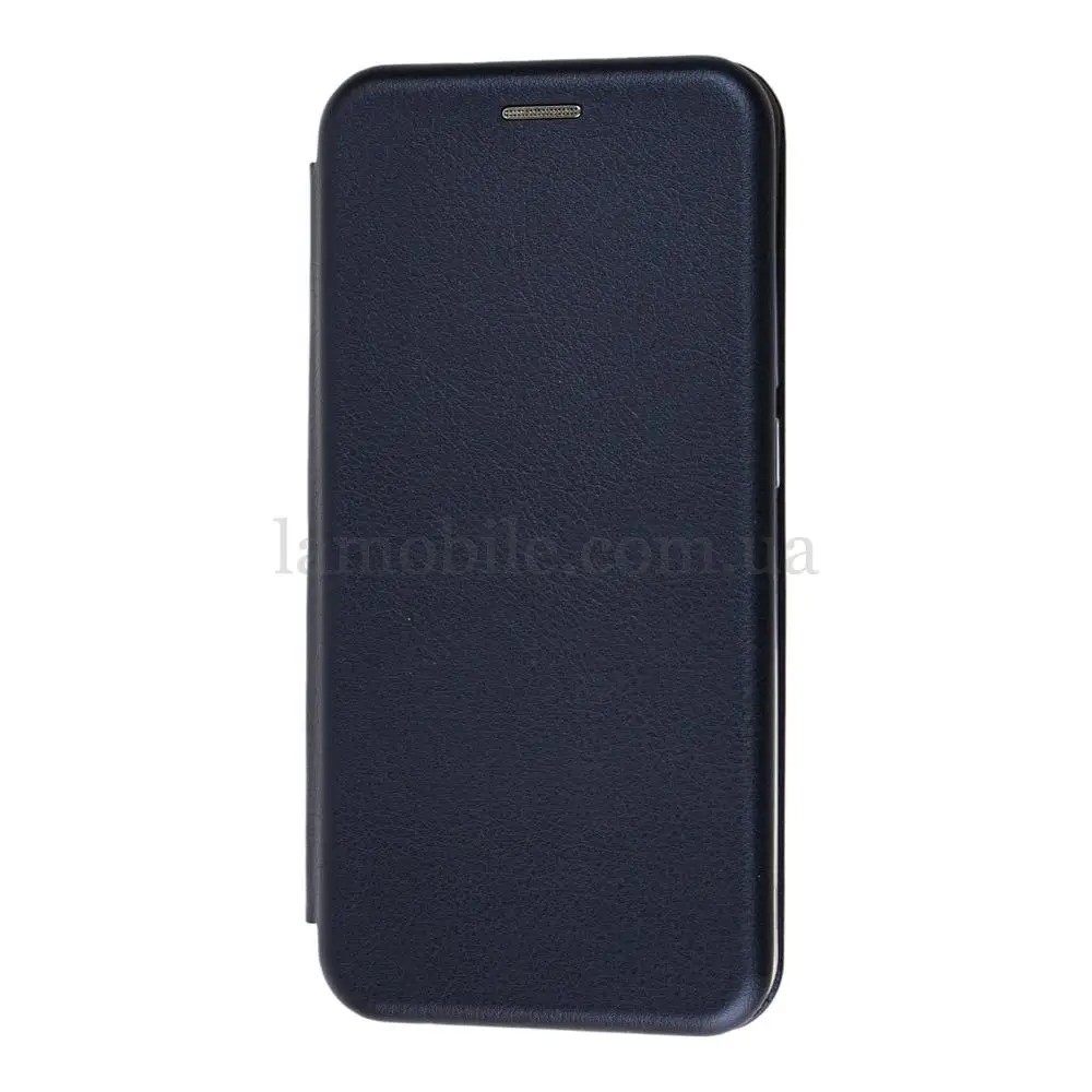 Чехол книжка Premium для Xiaomi Redmi 8A темно-синий