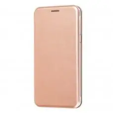 Чохол книжка Premium для Samsung Galaxy J7 2016 (J710) рожево-золотистий