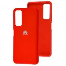Чехол для Huawei P Smart 2021 Silicone Full красный