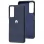 Чохол для Huawei P Smart 2021 Silicone Full темно-синій