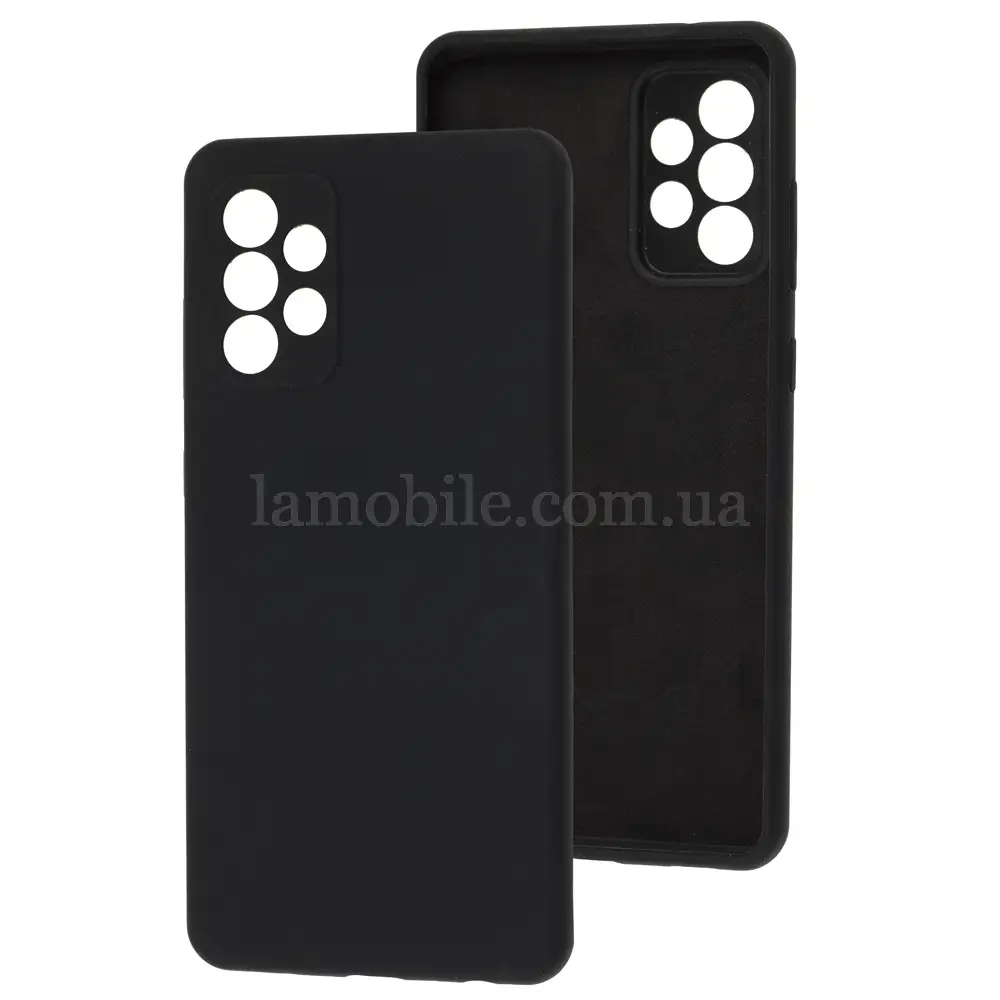 Чохол для Samsung Galaxy A72 (A726) Wave camera Full black