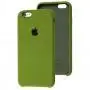 Чехол Silicone для iPhone 6 / 6s case army green