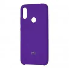 Чехол для Xiaomi Redmi Note 7 Silky Soft Touch "фиолетовый"